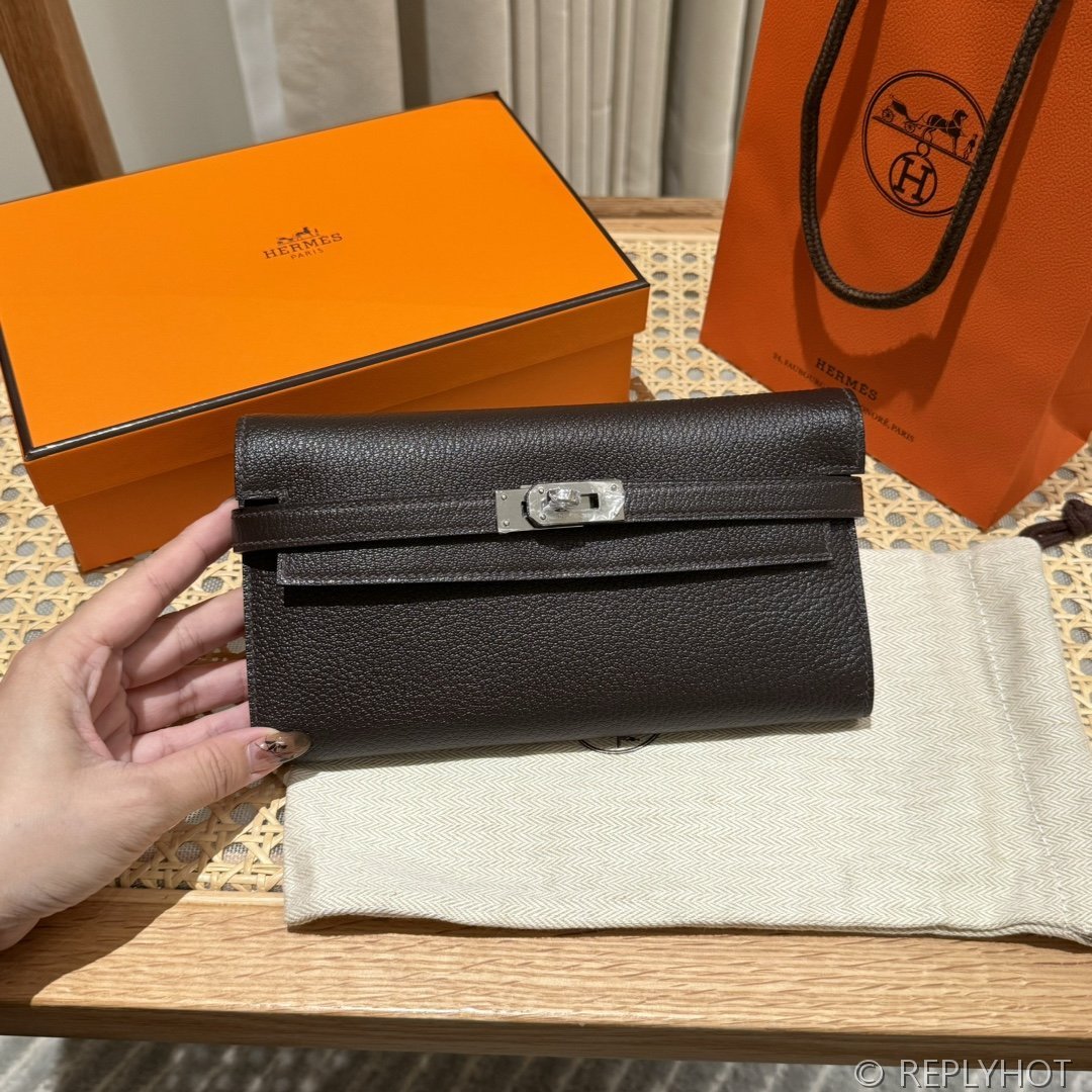 [하이엔드급] 에르메스 켈리 투고 크로스백 KELLY TOGO WOC / CK89 노아 체버 은장 [매장가 1090만원대]