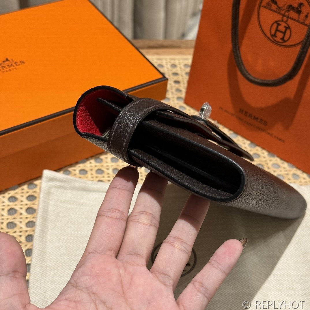 [하이엔드급] 에르메스 켈리 투고 크로스백 KELLY TOGO WOC / CK89 노아 체버 은장 [매장가 1090만원대]