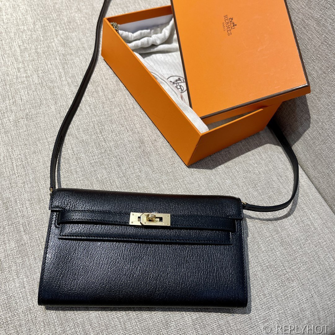 [하이엔드급] 에르메스 켈리 투고 크로스백 KELLY TOGO WOC / CK89 노아 체버 금장 [매장가 1090만원대]