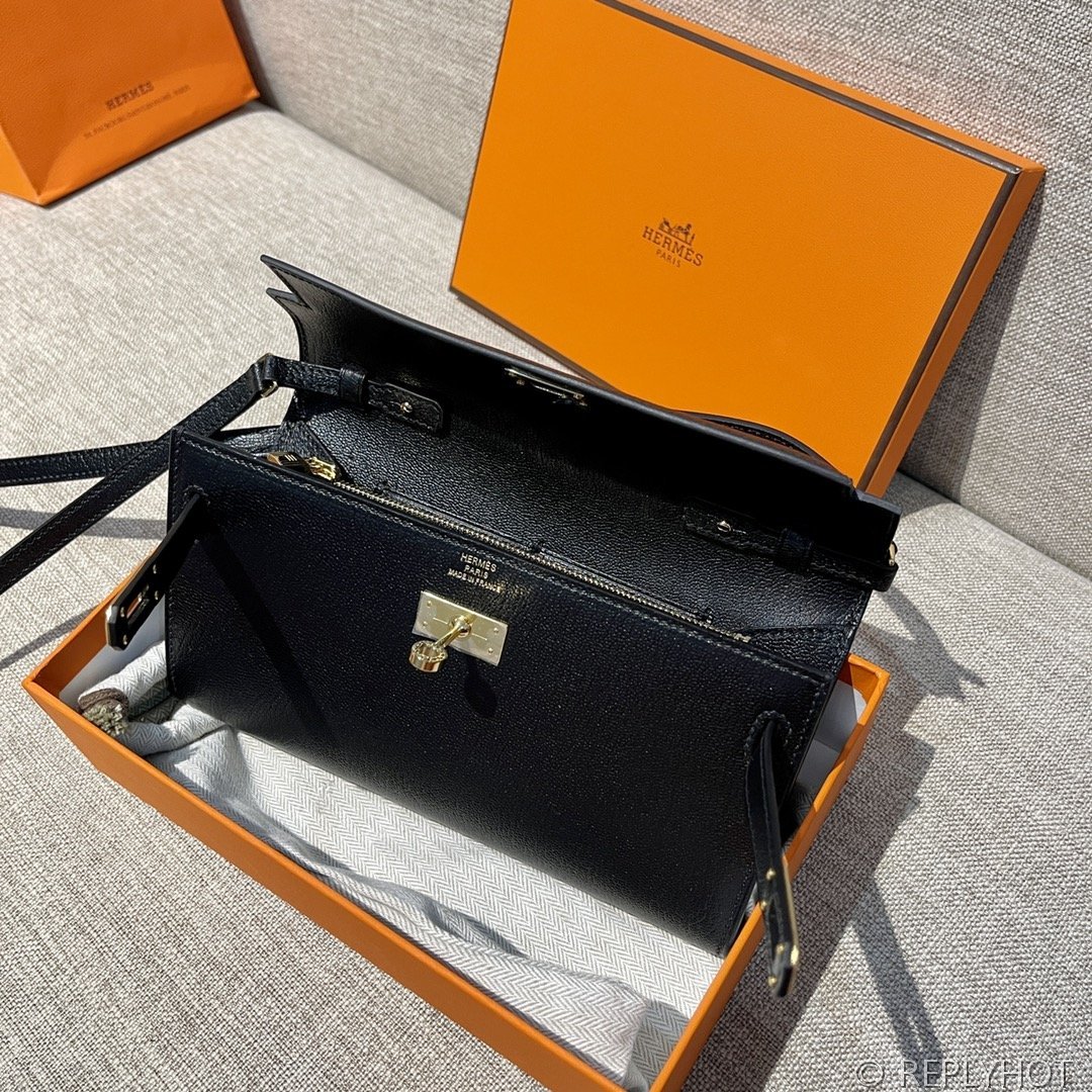 [하이엔드급] 에르메스 켈리 투고 크로스백 KELLY TOGO WOC / CK89 노아 체버 금장 [매장가 1090만원대]