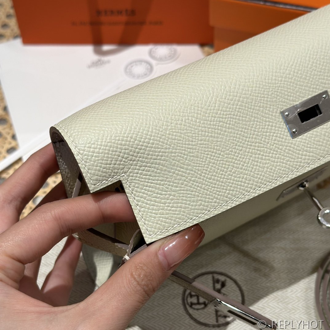 [하이엔드급] 에르메스 켈리 투고 크로스백 KELLY TOGO WOC / I2 나타 엡솜 은장 [매장가 1090만원대]