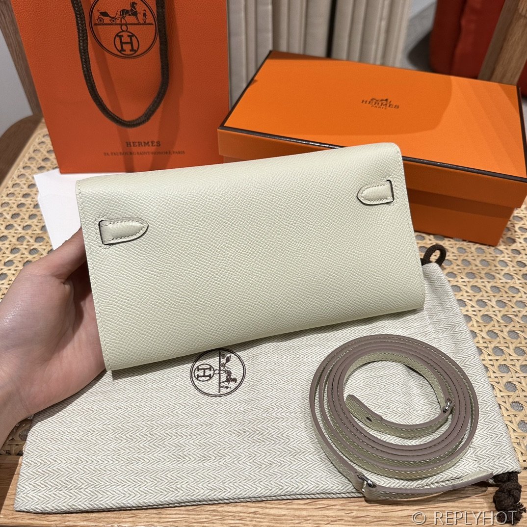 [하이엔드급] 에르메스 켈리 투고 크로스백 KELLY TOGO WOC / I2 나타 엡솜 은장 [매장가 1090만원대]