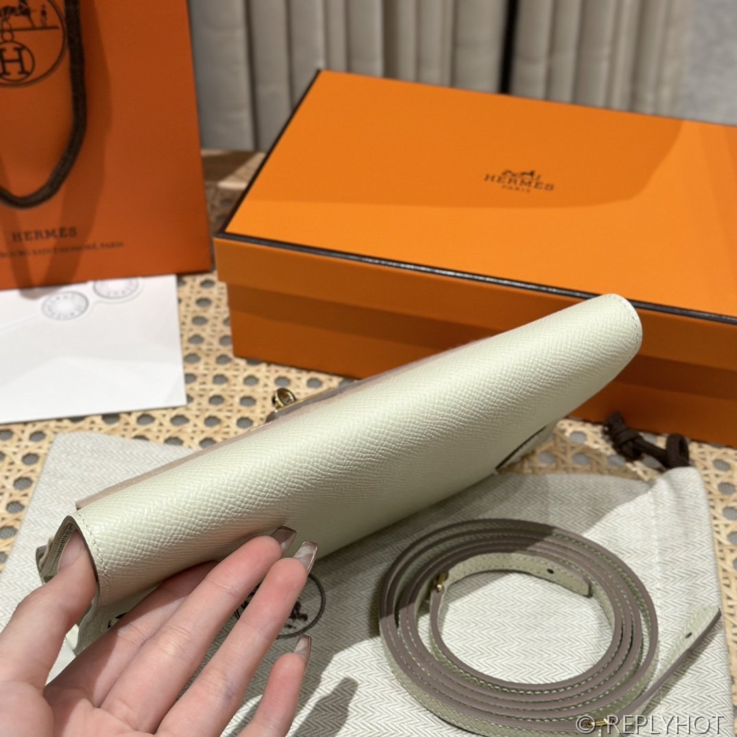 [하이엔드급] 에르메스 켈리 투고 크로스백 KELLY TOGO WOC / CK10 CRAIE 엡솜 금장 [매장가 1090만원대]