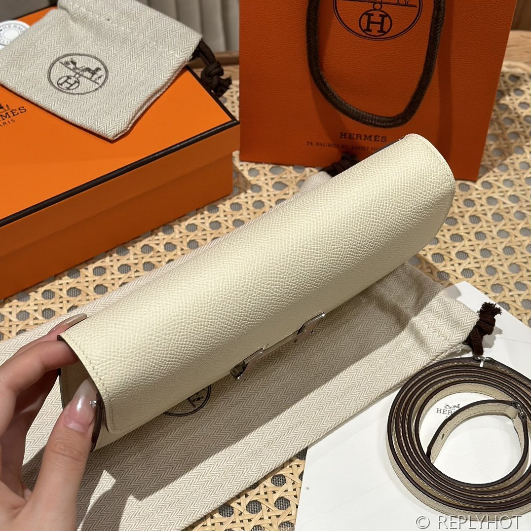 [하이엔드급] 에르메스 콘스탄스 투고 월렛 / I2 나타 엡솜 리자드 은장 [매장가 1290만원대]