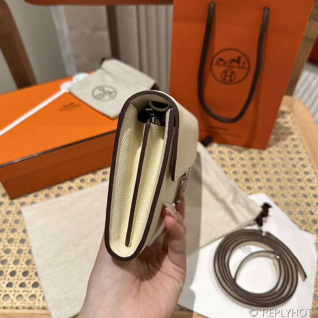 [하이엔드급] 에르메스 콘스탄스 투고 월렛 / I2 나타 엡솜 리자드 은장 [매장가 1290만원대]