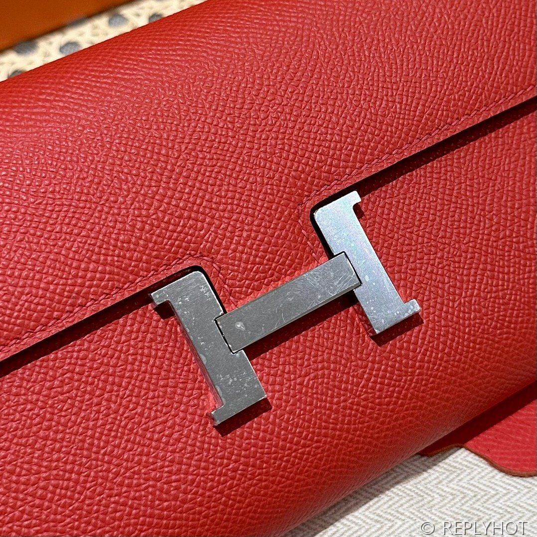 [하이엔드급] 에르메스 콘스탄스 투고 월렛 / S5 루즈 까사크 엡솜 은장 [매장가 990만원대]