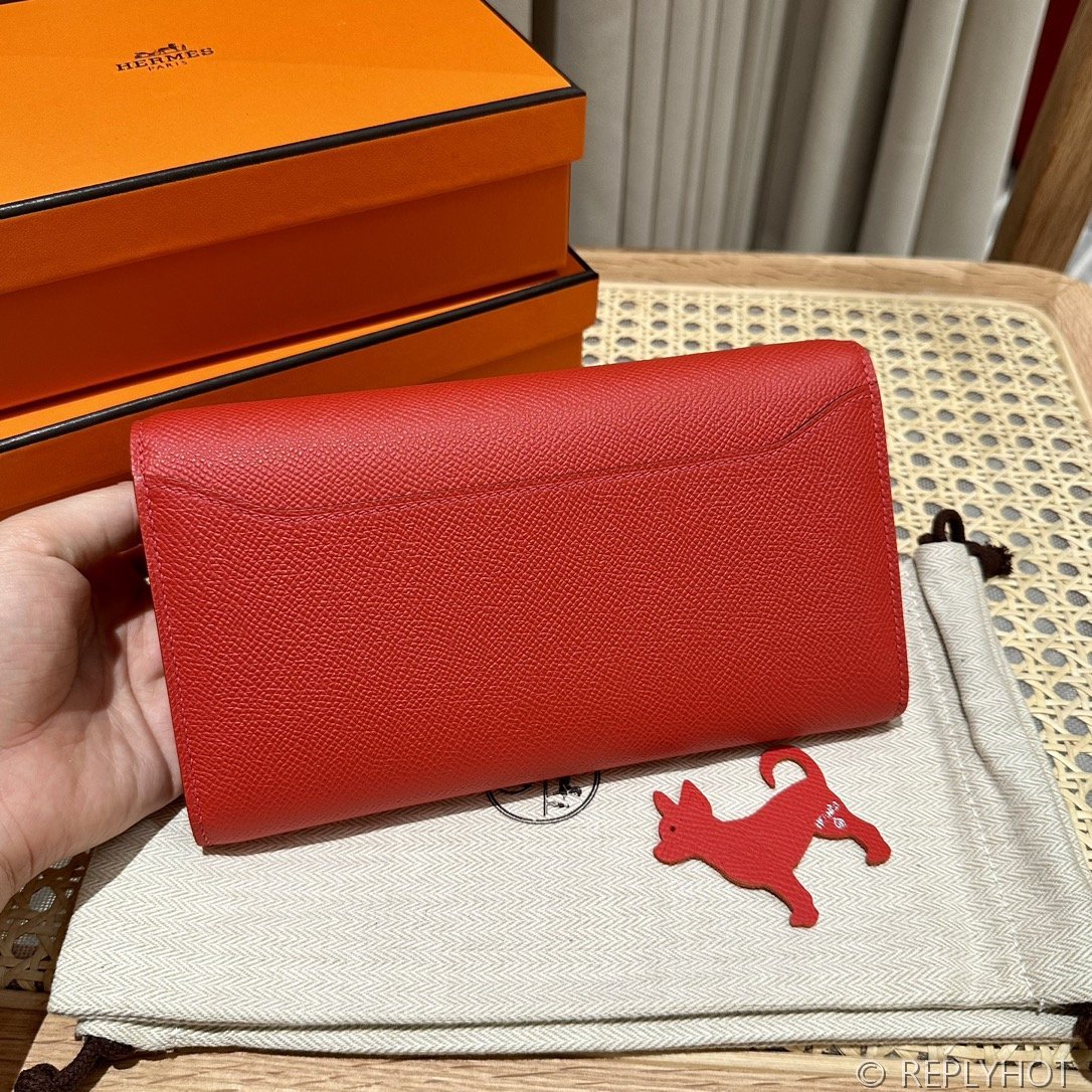 [하이엔드급] 에르메스 콘스탄스 투고 월렛 / S5 루즈 까사크 엡솜 은장 [매장가 990만원대]