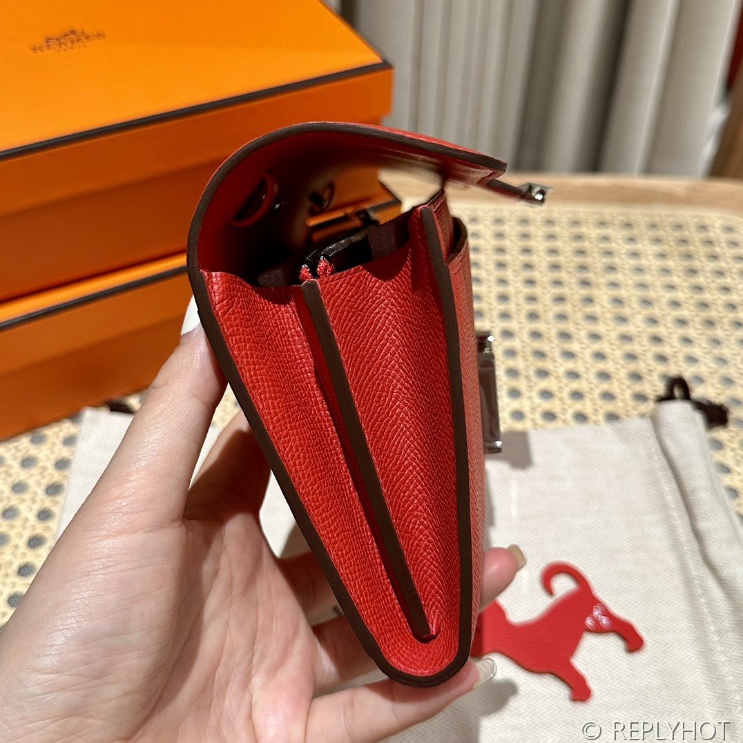 [하이엔드급] 에르메스 콘스탄스 투고 월렛 / S5 루즈 까사크 엡솜 은장 [매장가 990만원대]