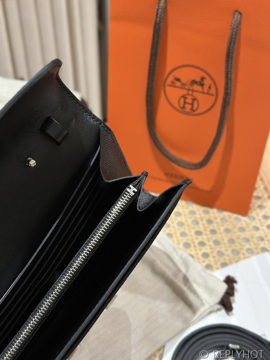 [하이엔드급] 에르메스 콘스탄스 투고 월렛  / CK89 노아 엡솜 은장 [매장가 990만원대]