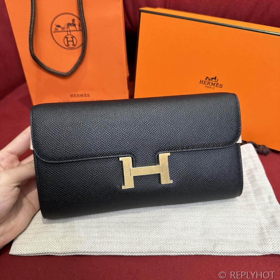 [하이엔드급] 에르메스 콘스탄스 투고 월렛  / CK89 노아 엡솜 금장 [매장가 990만원대]