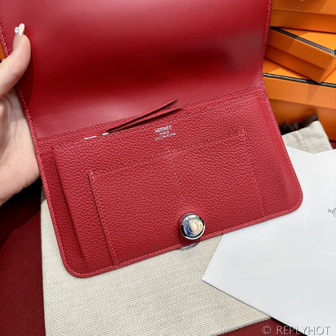 [하이엔드급] 에르메스 도곤 지갑 / Q5 토고 은장 [매장가 390만원대]