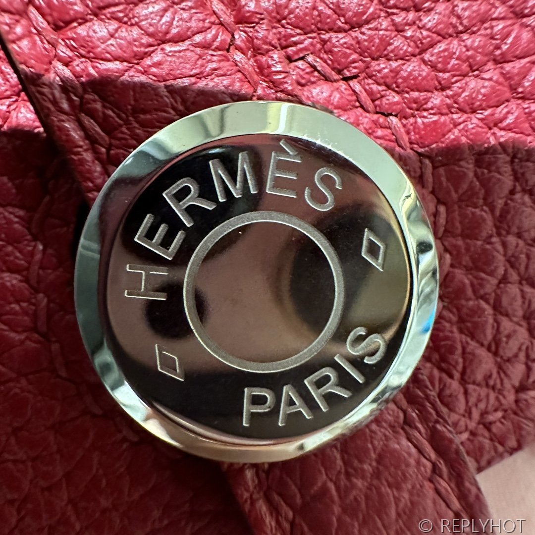 [하이엔드급] 에르메스 도곤 지갑 / K1 Rouge grenat 토고 은장 [매장가 390만원대]