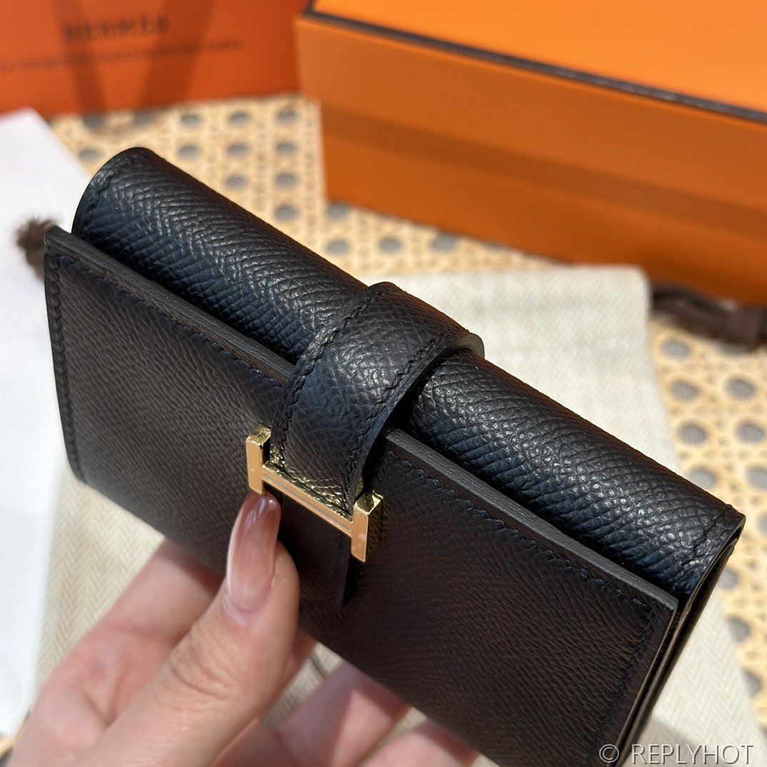 [하이엔드급] 에르메스 베안 트라이폴드 지갑 Hermes Bearn Wallet / CK89 노아 엡솜 금장 [매장가390만원대]