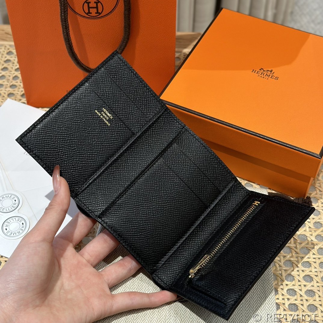 [하이엔드급] 에르메스 베안 트라이폴드 지갑 Hermes Bearn Wallet / CK89 노아 엡솜 금장 [매장가390만원대]