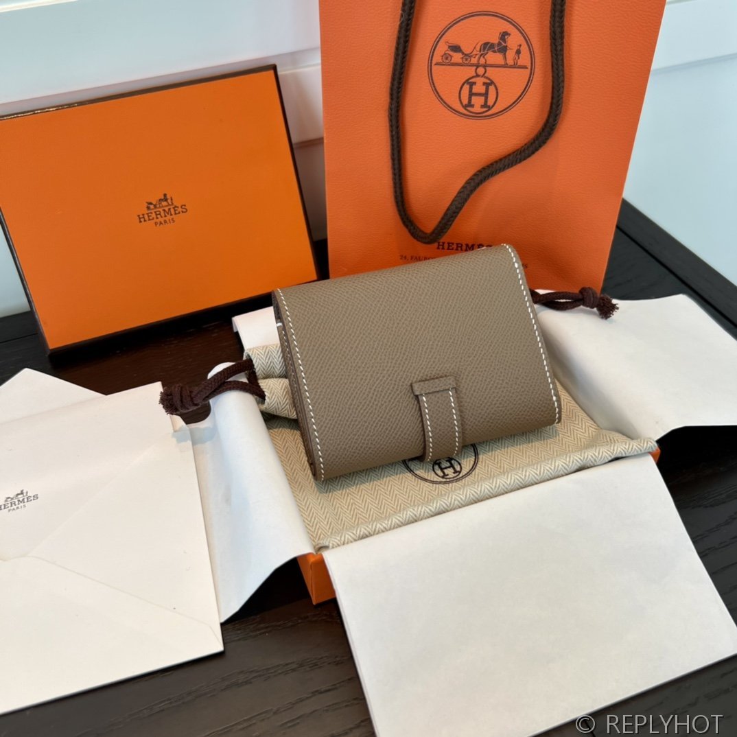 [하이엔드급] 에르메스 베안 트라이폴드 지갑 Hermes Bearn Wallet / CK18 에토프 엡솜 은장 [매장가390만원대]