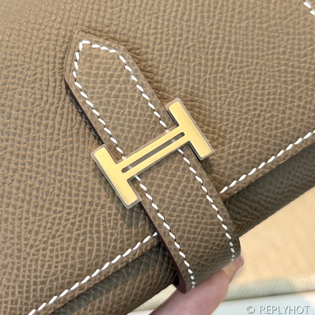 [하이엔드급] 에르메스 베안 트라이폴드 지갑 Hermes Bearn Wallet / CK18 에토프 엡솜 금장 [매장가390만원대]