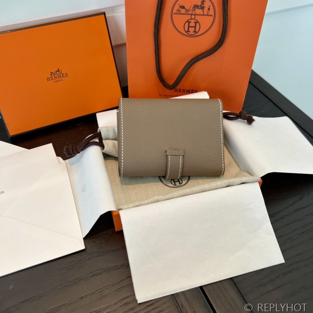 [하이엔드급] 에르메스 베안 트라이폴드 지갑 Hermes Bearn Wallet / CK18 에토프 엡솜 금장 [매장가390만원대]