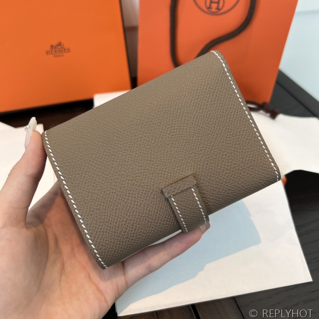 [하이엔드급] 에르메스 베안 트라이폴드 지갑 Hermes Bearn Wallet / CK18 에토프 엡솜 금장 [매장가390만원대]