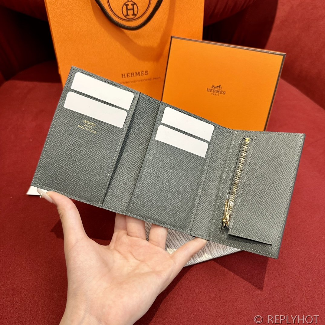 [하이엔드급] 에르메스 베안 트라이폴드 지갑 Hermes Bearn Wallet / 63 엡솜 금장 [매장가390만원대]