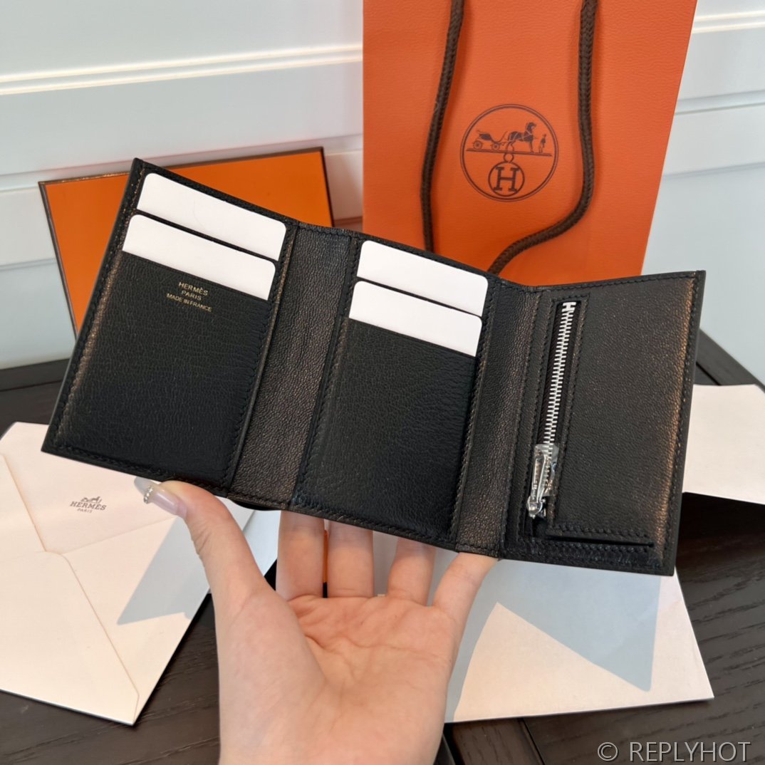 [하이엔드급] 에르메스 베안 트라이폴드 지갑 Hermes Bearn Wallet / CK89 노아 체버 은장 [매장가390만원대]