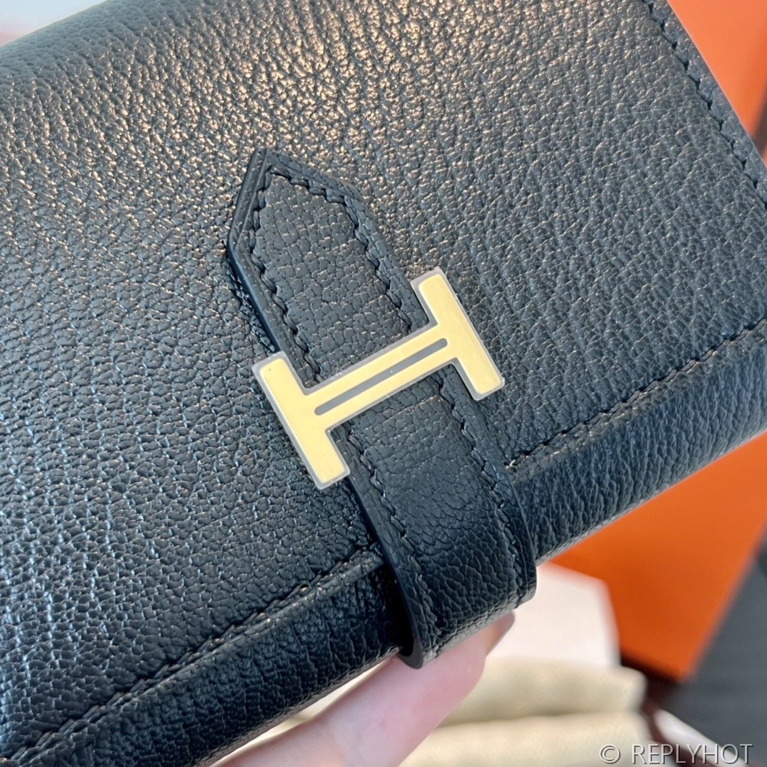 [하이엔드급] 에르메스 베안 트라이폴드 지갑 Hermes Bearn Wallet / CK89 노아 체버 금장 [매장가390만원대]