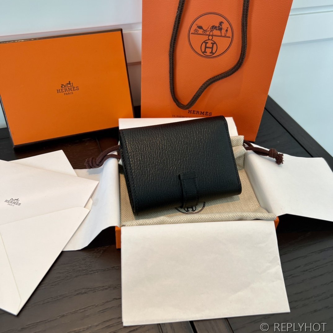 [하이엔드급] 에르메스 베안 트라이폴드 지갑 Hermes Bearn Wallet / CK89 노아 체버 금장 [매장가390만원대]
