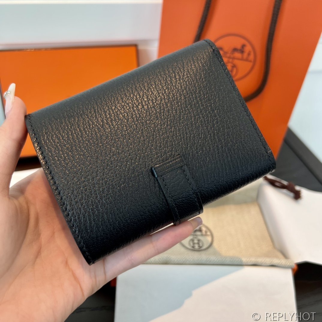 [하이엔드급] 에르메스 베안 트라이폴드 지갑 Hermes Bearn Wallet / CK89 노아 체버 금장 [매장가390만원대]