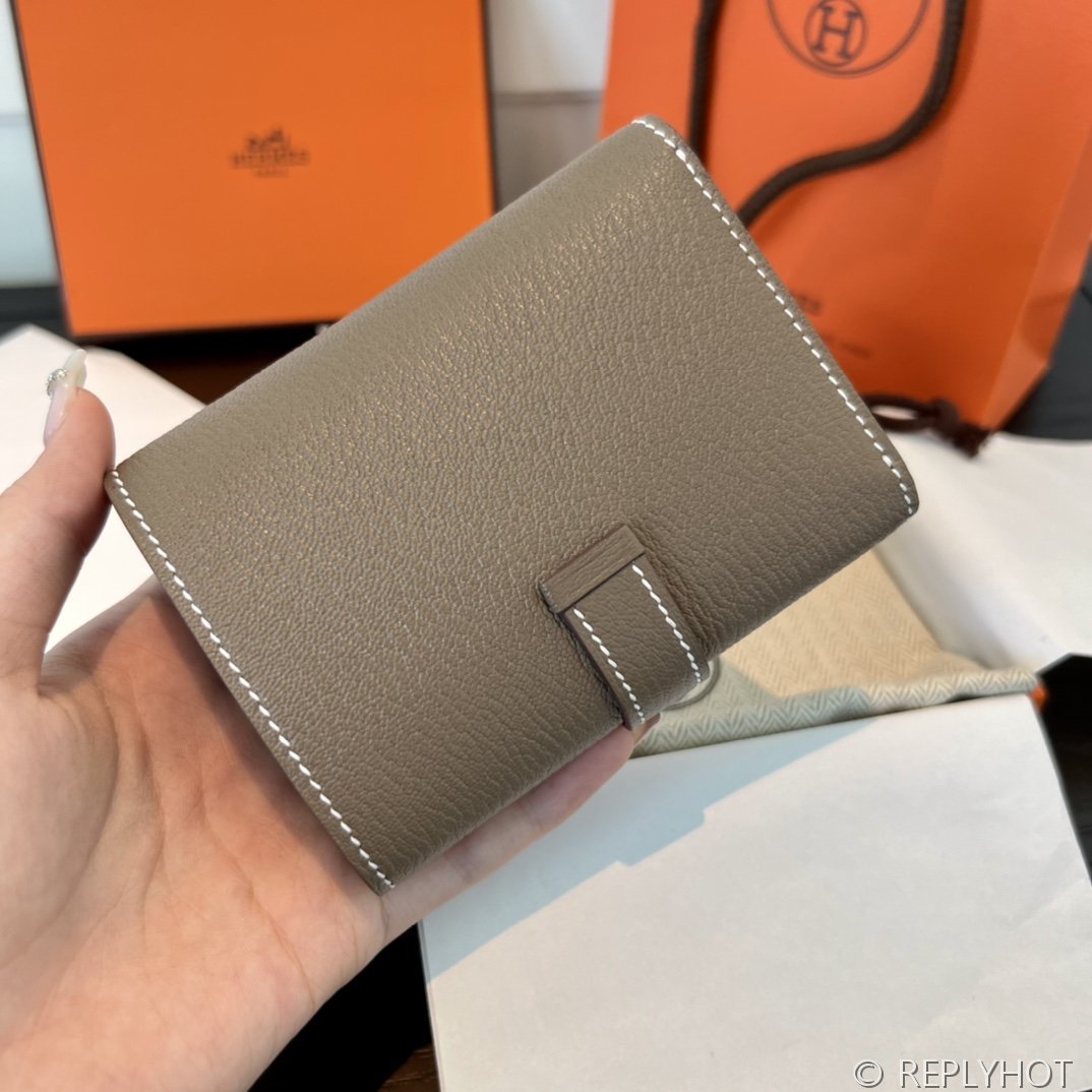 [하이엔드급] 에르메스 베안 트라이폴드 지갑 Hermes Bearn Wallet / CK18 에토프 체버 은장 [매장가390만원대]