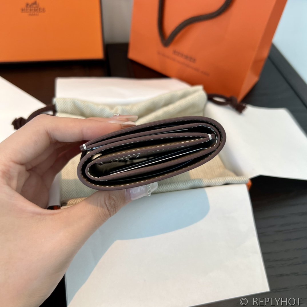 [하이엔드급] 에르메스 베안 트라이폴드 지갑 Hermes Bearn Wallet / CK18 에토프 체버 은장 [매장가390만원대]