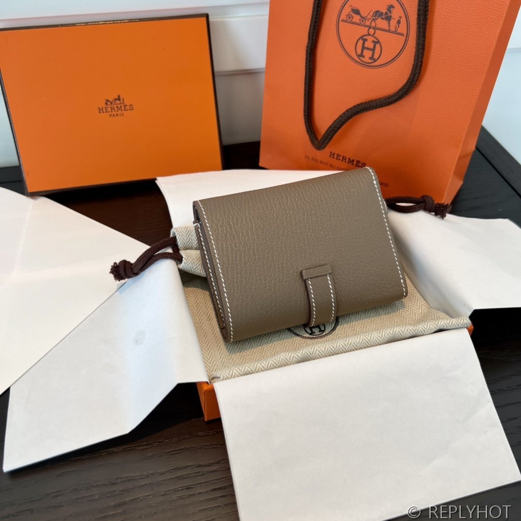 [하이엔드급] 에르메스 베안 트라이폴드 지갑 Hermes Bearn Wallet / CK18 에토프 체버 금장 [매장가390만원대]