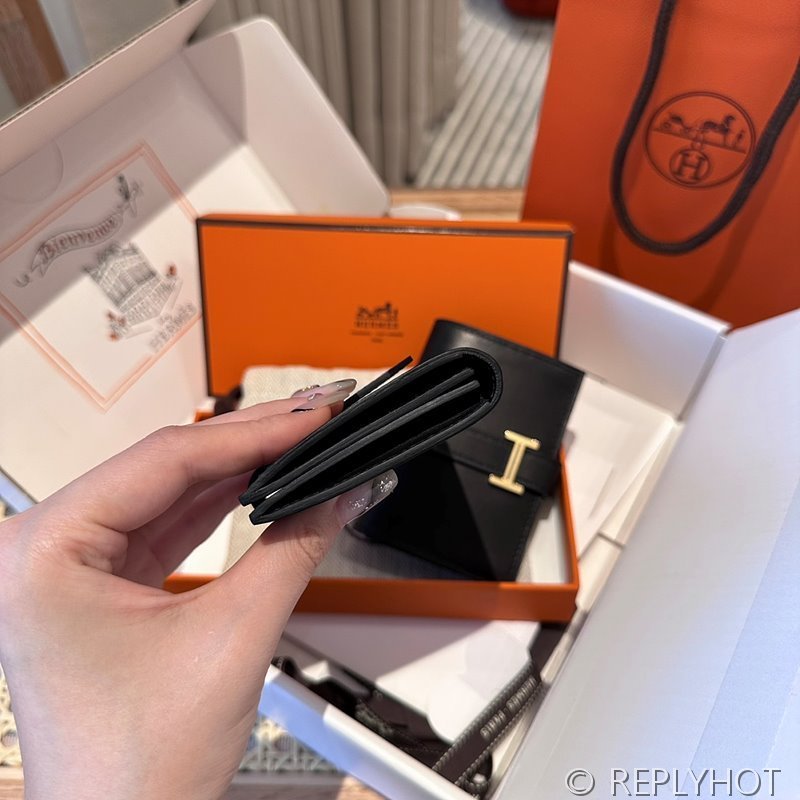 [하이엔드급] Hermes 에르메스 베안 카드 홀더 지갑 Bearn Card Holder Wallet / CK89 노아 복스 은장