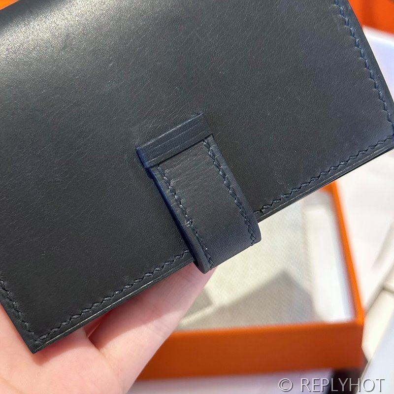 [하이엔드급] Hermes 에르메스 베안 카드 홀더 지갑 Bearn Card Holder Wallet / CK89 노아 복스 금장