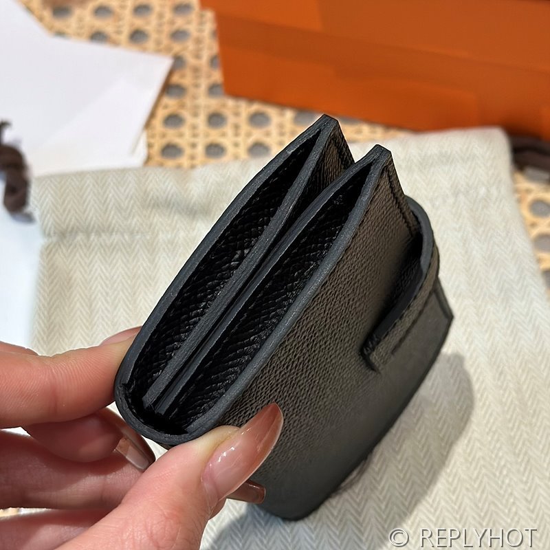 [하이엔드급] Hermes 에르메스 베안 카드 홀더 지갑 Bearn Card Holder Wallet / CK89 노아 엡솜 은장