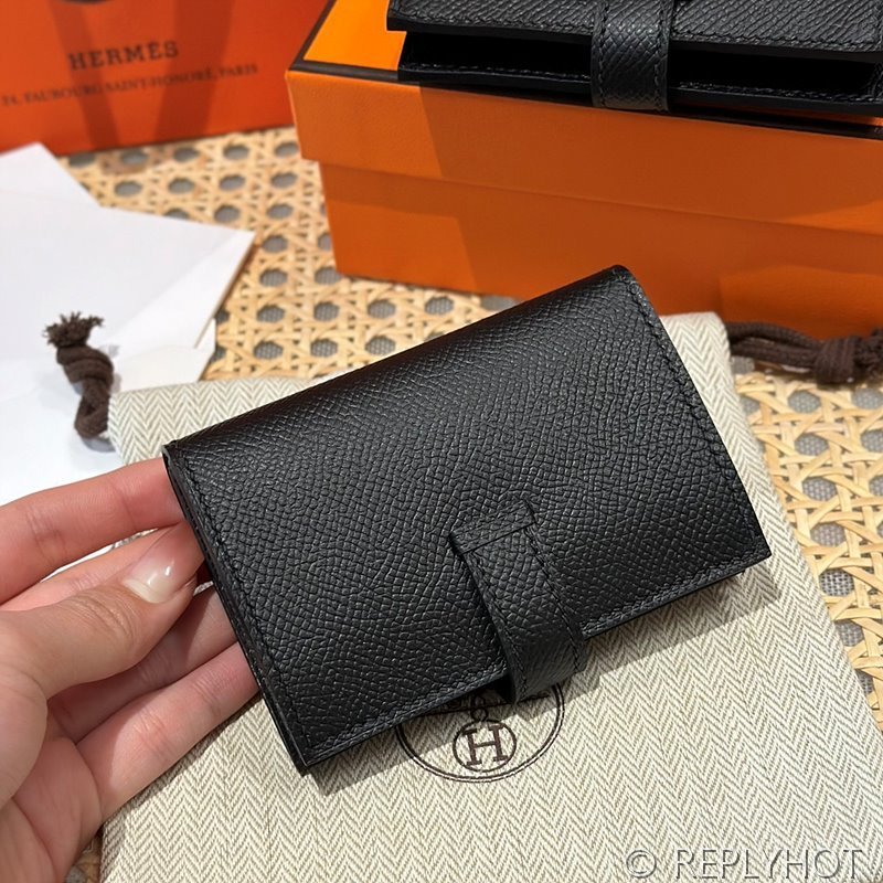 [하이엔드급] Hermes 에르메스 베안 카드 홀더 지갑 Bearn Card Holder Wallet / CK89 노아 엡솜 금장