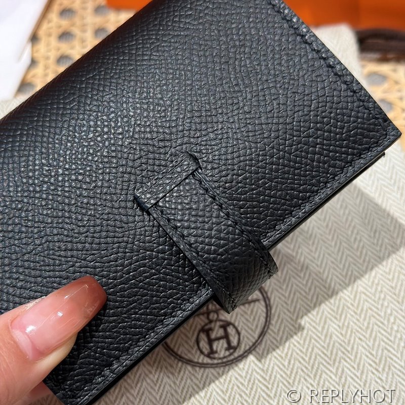 [하이엔드급] Hermes 에르메스 베안 카드 홀더 지갑 Bearn Card Holder Wallet / CK89 노아 엡솜 금장