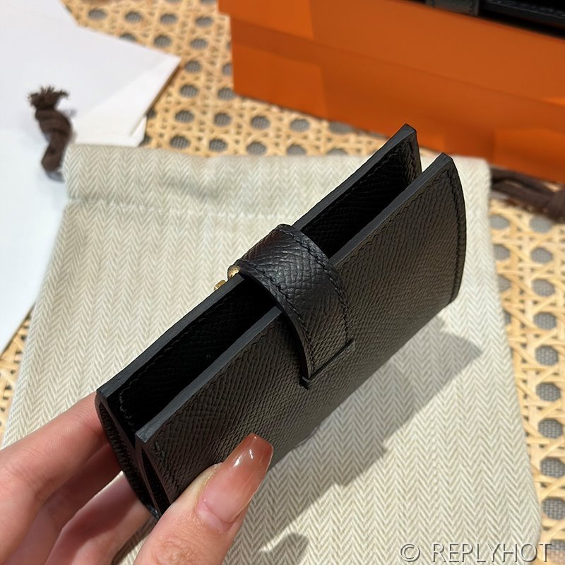 [하이엔드급] Hermes 에르메스 베안 카드 홀더 지갑 Bearn Card Holder Wallet / CK89 노아 엡솜 금장