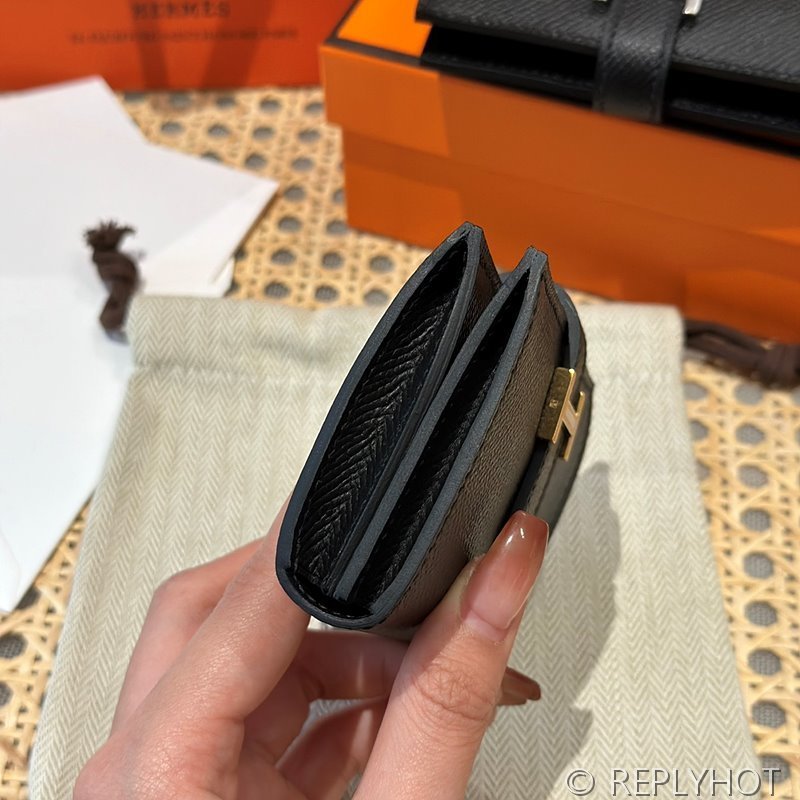 [하이엔드급] Hermes 에르메스 베안 카드 홀더 지갑 Bearn Card Holder Wallet / CK89 노아 엡솜 금장