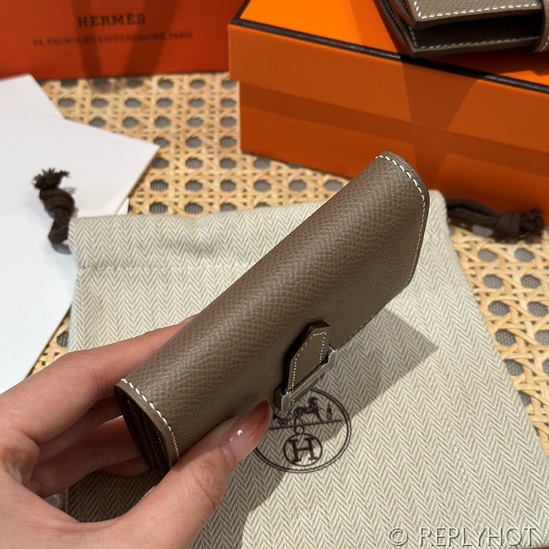 [하이엔드급] Hermes 에르메스 베안 카드 홀더 지갑 Bearn Card Holder Wallet / CK18 에토프 엡솜 은장