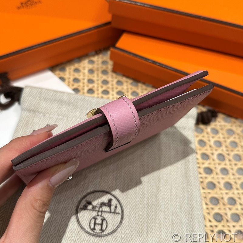 [하이엔드급] Hermes 에르메스 베안 컴팩트 지갑 Bearn Compact Wallet / X9 아욱보라 엡솜 금장