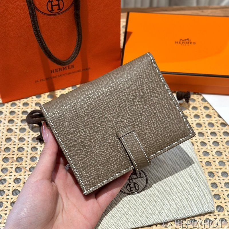 [하이엔드급] Hermes 에르메스 베안 컴팩트 지갑 Bearn Compact Wallet / CK18 에토프 엡솜 금장