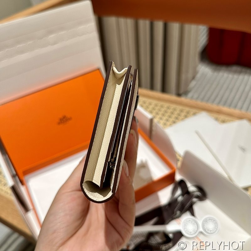 [하이엔드급] HERMES Bearn Wallet 에르메스 베안 장지갑 / I2 나타 체버 은장 [매장가 555만원대]