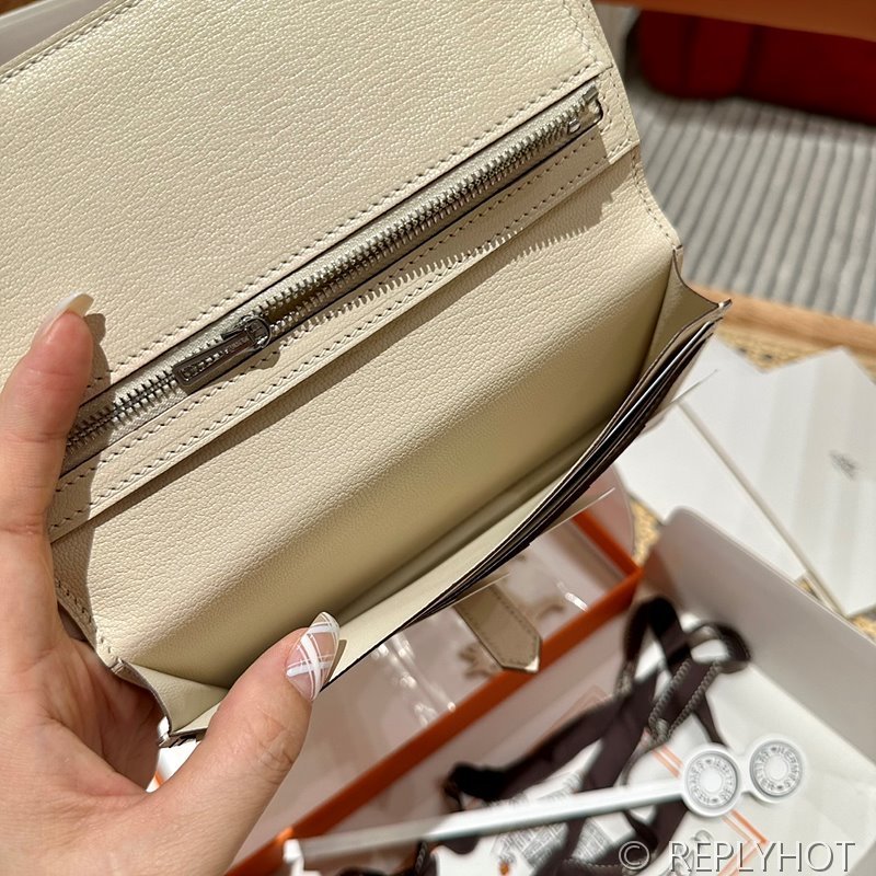 [하이엔드급] HERMES Bearn Wallet 에르메스 베안 장지갑 / I2 나타 체버 은장 [매장가 555만원대]