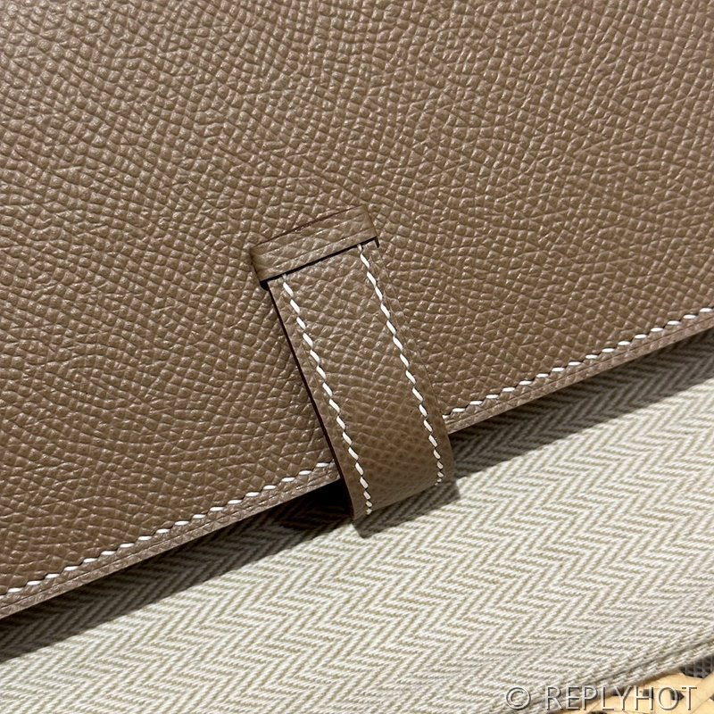 [하이엔드급] HERMES Bearn Wallet 에르메스 베안 장지갑 / CK18 에토프 엡솜 은장 [매장가 555만원대]