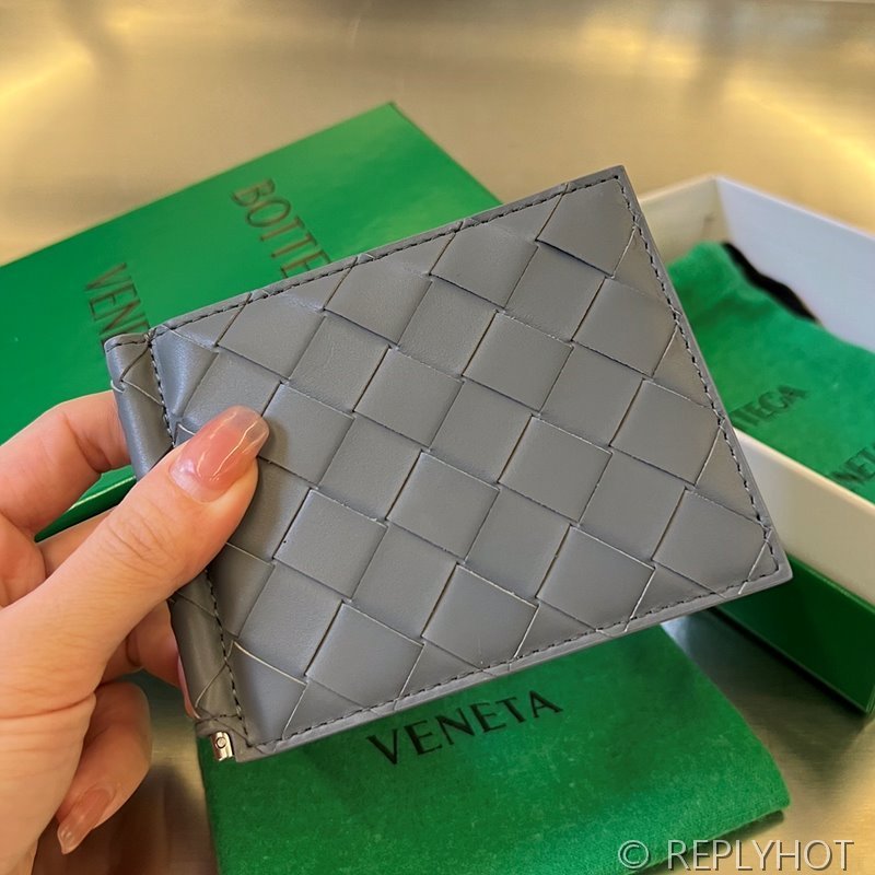 보테가베네타 인트레치아토 클립형 지갑 [매장가 81만원대]