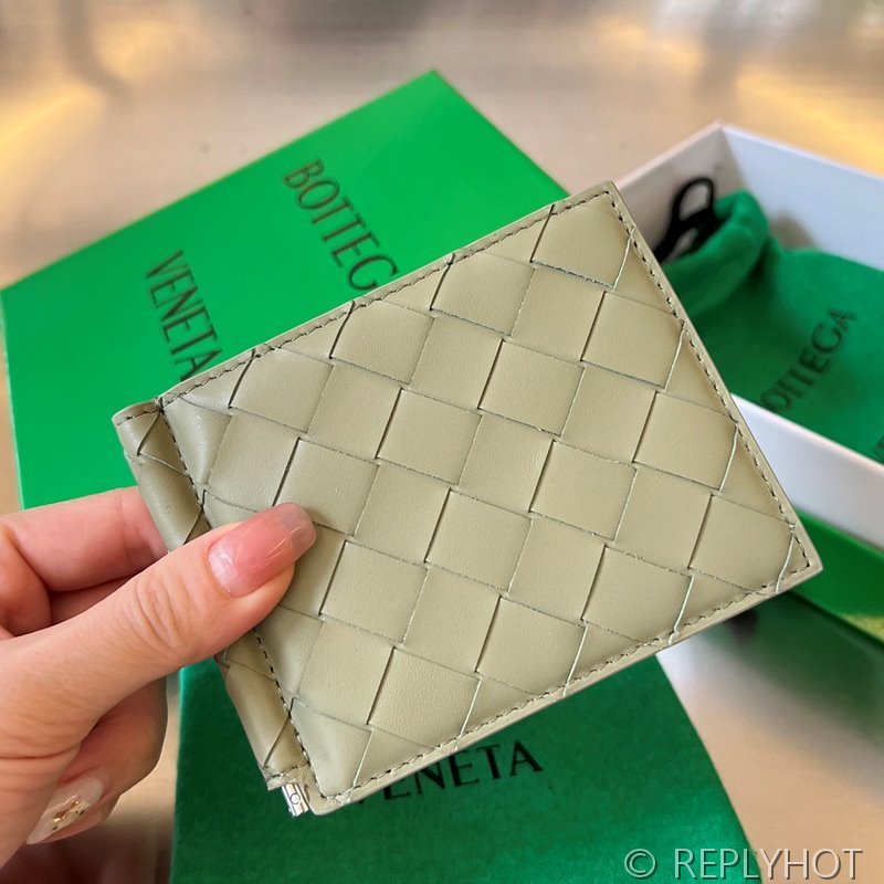 보테가베네타 인트레치아토 클립형 지갑 [매장가 81만원대]