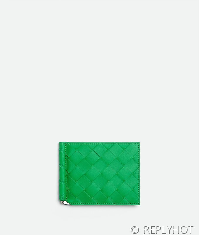 보테가베네타 인트레치아토 클립형 지갑 [매장가 81만원대]