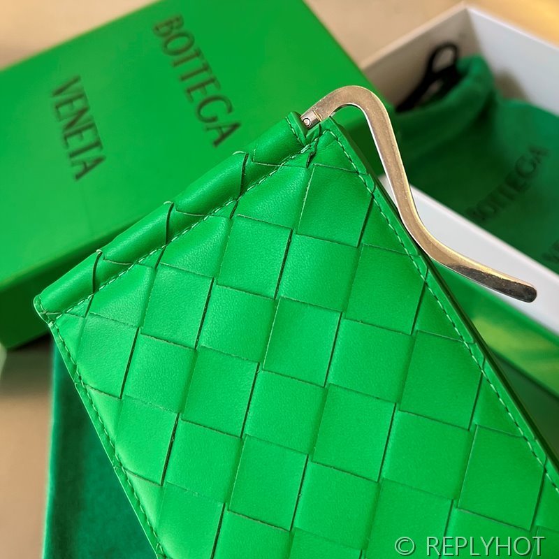 보테가베네타 인트레치아토 클립형 지갑 [매장가 81만원대]