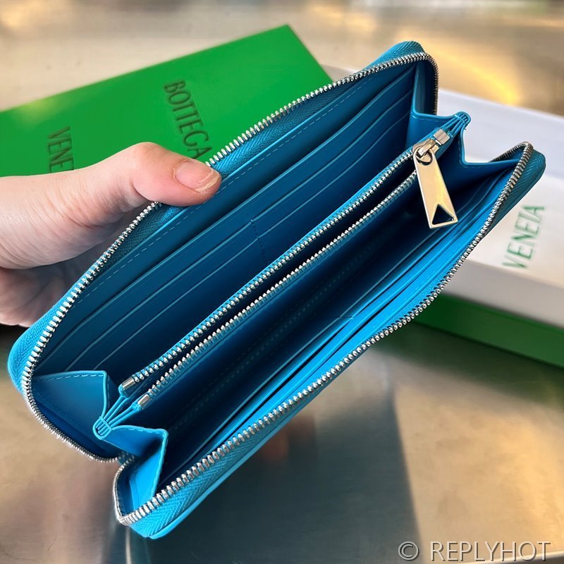 보테가베네타 인트레치아토 지퍼 어라운드 지갑 [매장가 136만원대]