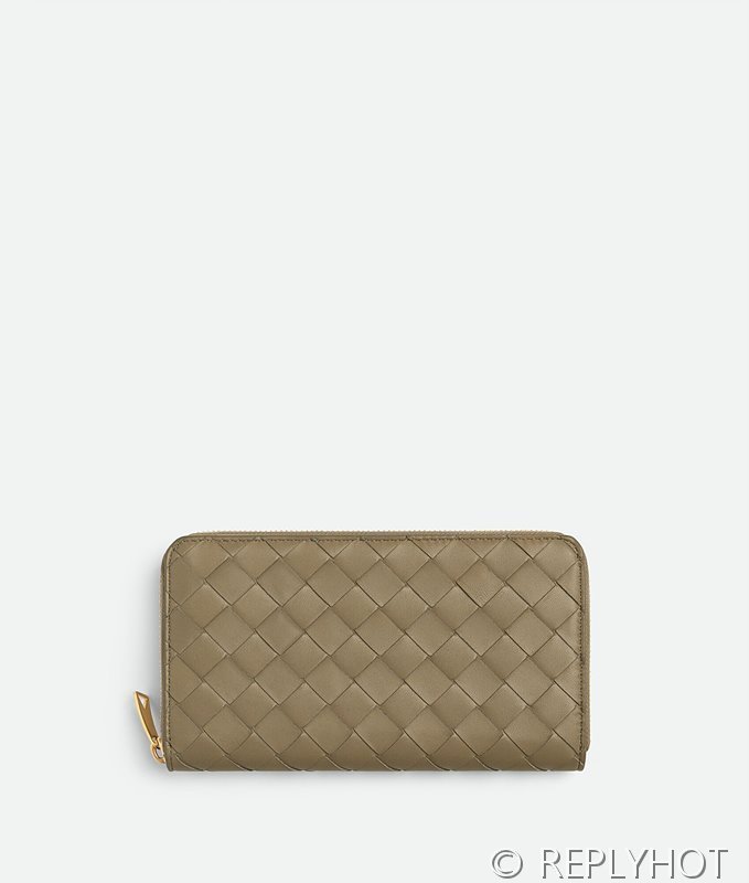 보테가베네타 인트레치아토 지퍼 어라운드 지갑 [매장가 136만원대]