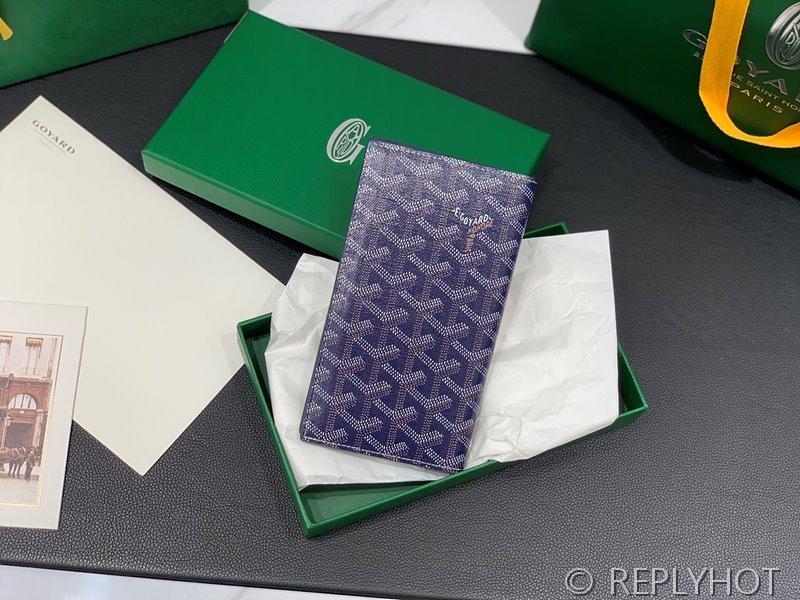 고야드 생랑베르 지갑 네이비